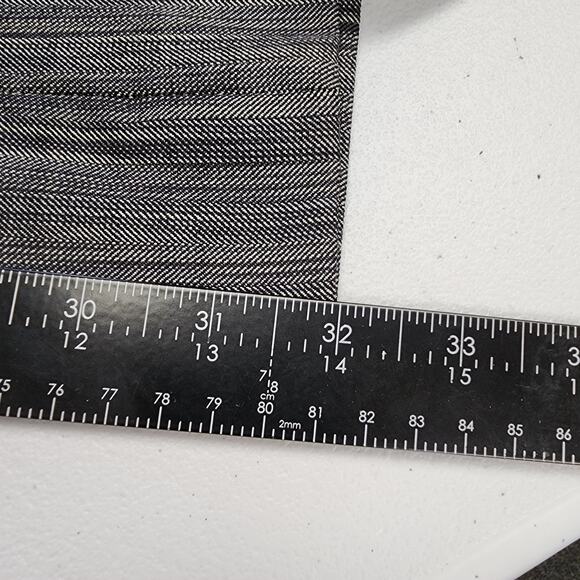 Herve Leger Paris Wool Jacket Blazer Pant SET Workwear Gray Size 8/10 - Picture 12 of 13